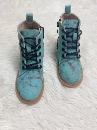 New Style Kids' Turquoise Martin Boots