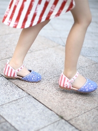 Free Shipping 4th of July Sequin Mary Janes