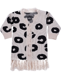 Wholesale Baby Girl Leopard Cardigan Sweater Wholesale