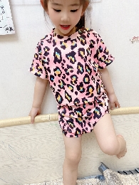 Wholesale Girl Fashion Short Sleeve Top And Shorts Set