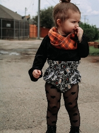 Wholesale Kid's Heart Lace Tights