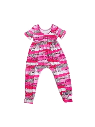 New Fashion Girl's Valentine's Day Short Sleeve Rompers 