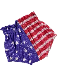 Wholesale 4th of July Kids' Half-half Bloomer