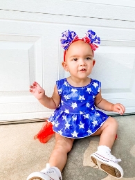 Wholesale 4th of July Tutu Dress Outfit Set