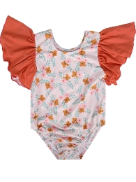 Kid's Floral Flutter Leotards