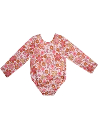 Wholesale Kid's Floral Long Sleeve Leotards