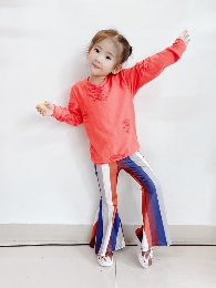 Wholesale Children's Striped Bell Bottoms