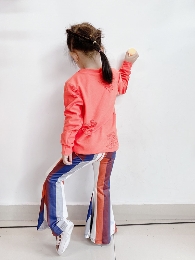 Wholesale Children's Striped Bell Bottoms