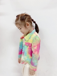 Children's Tie Dye Denim Jacket