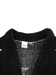 Wholesale Kid's Stars Black Chenille Sweater Cardigan