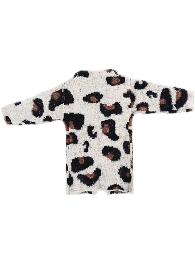 Wholesale Mom and Me Leopard Sherpa Cardigan