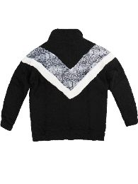 Free Shipping Mom and Me Snakeskin White Black Sherpa Pullover