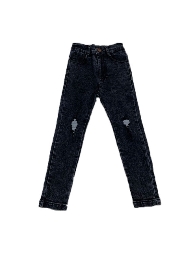 Wholesale Mommy and Me Black Acid washed Skinny Denim Jean