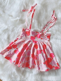 New Style  Valentine's Day Girl's Suspender Swing Skirts