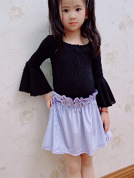 New Fashion Girl's Velvet Swing Skirts