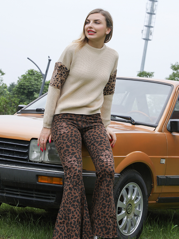 Adult Leopard Sweater