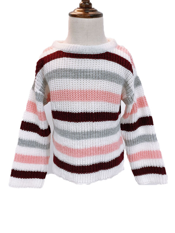 Light Color Stripe Sweater