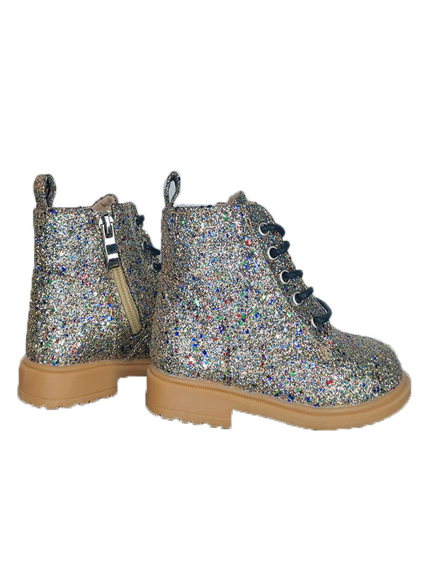 New Fashion Kids' Glitter Star Martin Boots