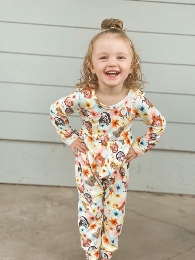 Kid's Halloween Long Sleeve Rompers 