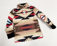 Kids size-Mom and Me Fleece Aztec Print Pullover