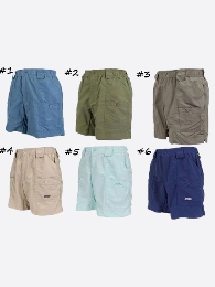 Adults' Solid Color Fishing Shorts