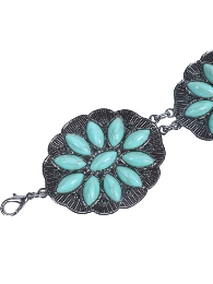 Mom and Me Western Turquoise Concho Belts 