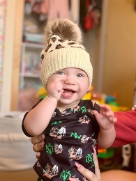 Mom&Me Leopard  Beanies