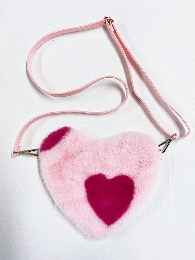 Pink Hearts Crossbody Purse 