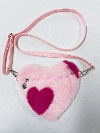 Pink Hearts Crossbody Purse 