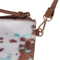 Cowhide Tassel Crossbody Purse