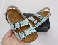 Wholesale Pink/Blue Kid's Cork Sandals 