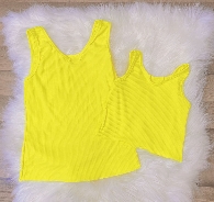 Wholesale Mom&Me Neon Colors Rib-knit Tanks