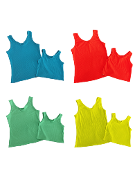 Adults Size-Mom&Me Neon Colors Rib-knit Tanks