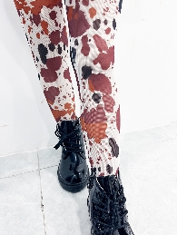 Wholesale Cow Printed Sheer Pantyhose Tights