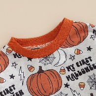 Baby long sleeve Halloween printing rompers