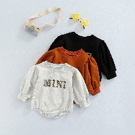 Baby cute long sleeve rompers