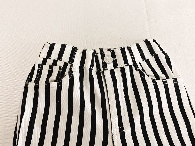 New Fashion Kids' Size-Black+White Stripe Boho Flare Jean Bell Bottom