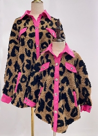 Kids size--Mom and Me Leopard Jacket