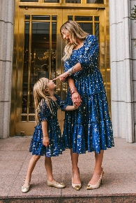 Adults Size-Girls Tiered Ruffle Dresses